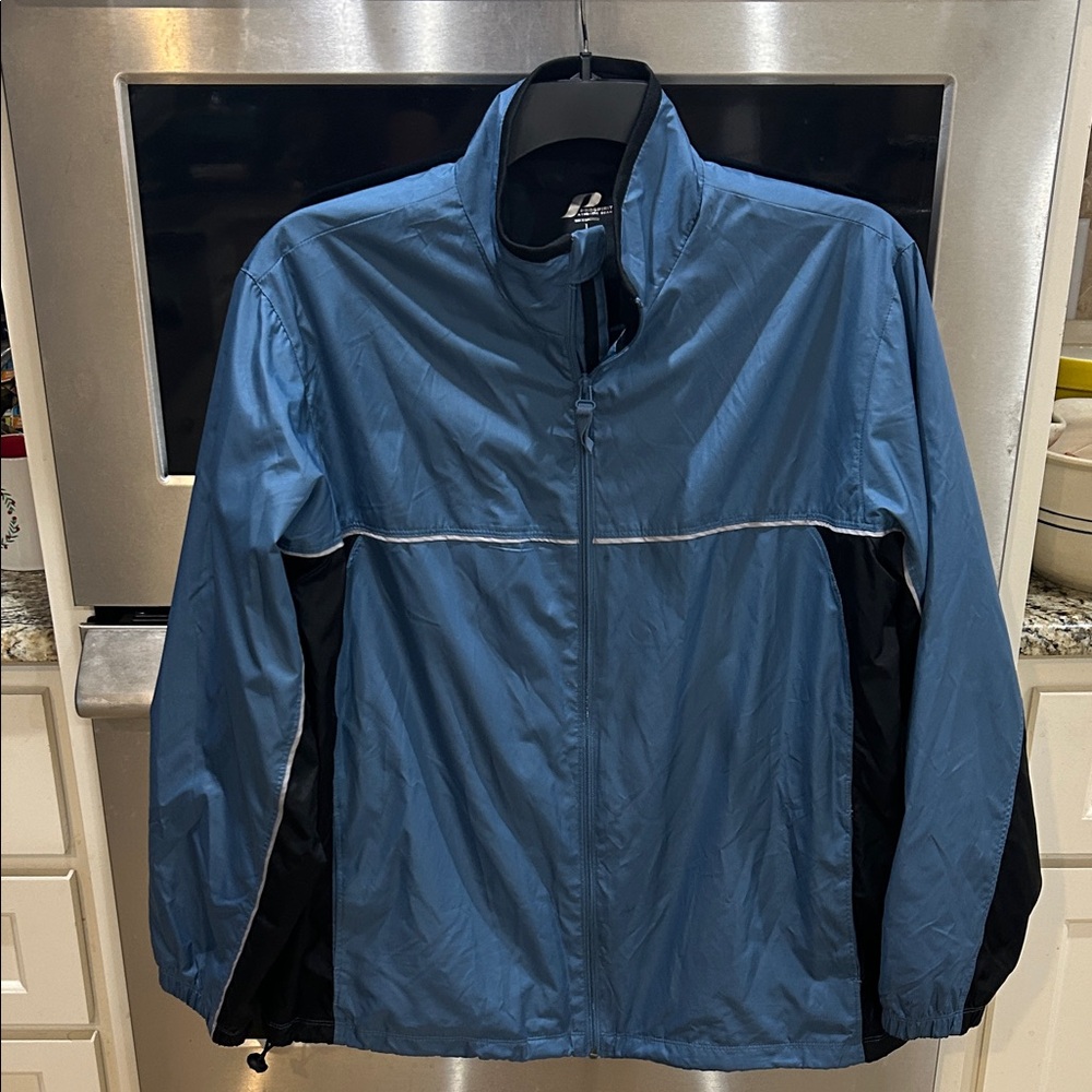 Prospirit Men's Blue and Black Windbreaker